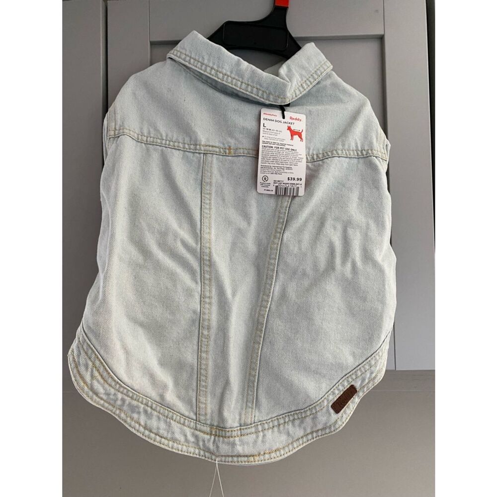 Ruffy Light Blue Pets Denim Jacket